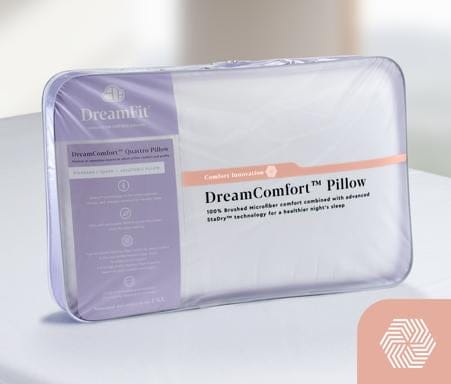 DreamComfort Quattro Standard/Queen Adjustable Pillow - 4 The Abode, DreamComfort Quattro Standard/Queen Adjustable Pillow, DreamFit, Pillow, dreamcomfort-quattro-standard-queen-adjustable-pi